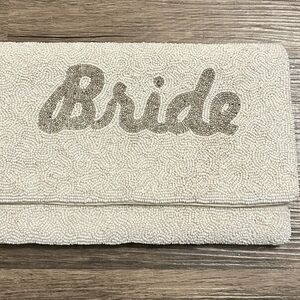 Beaded Bride Clutch